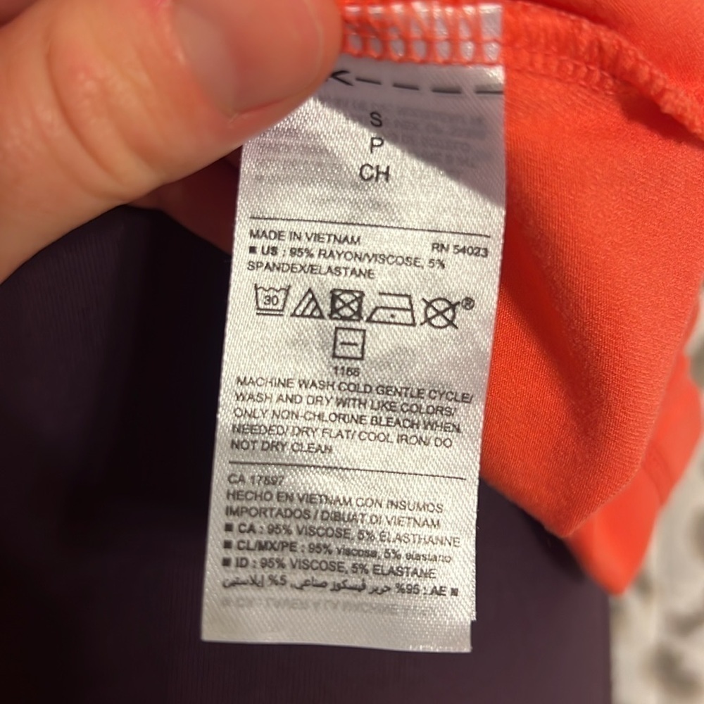 2/$15 Old Navy - Coral Sleeveless Swing Dress | Size Small - Picture 6 of 6